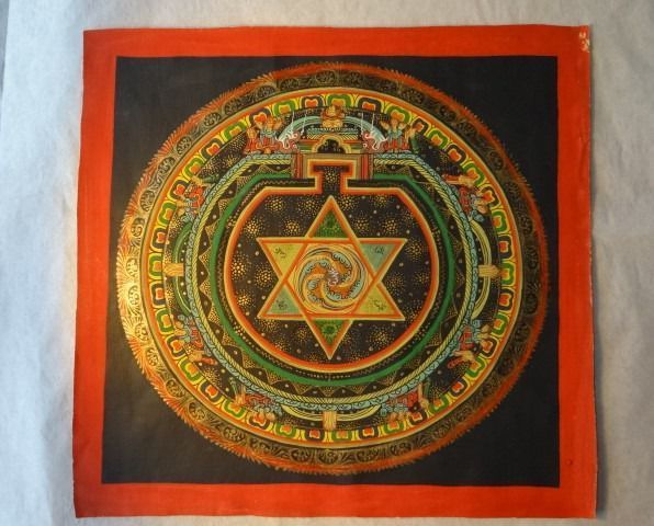 油彩画 飛鳥童 あすか わらべ 草原のライオン「Hunters」原画