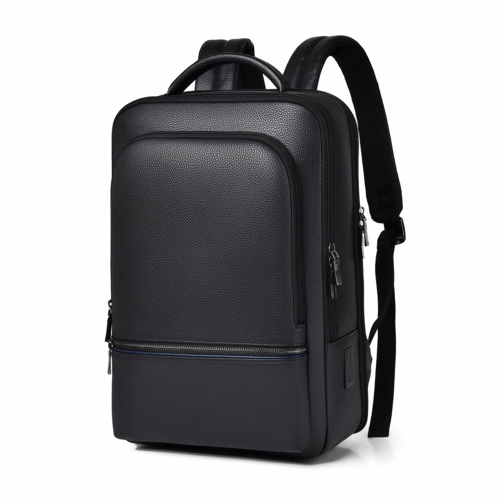 【新着商品】[OFAMOUS] ビジネスリュック バックパック リュックサック ビジネスバッグ PU革 ショルダーバッグ リュック 大容量 撥水 防水 ノートPC 通勤 出張 旅行 通学 メンズ おしゃれ カジュ