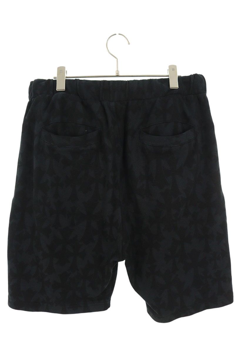 PANTS セメタリークロス総柄スウェットハーフパンツ