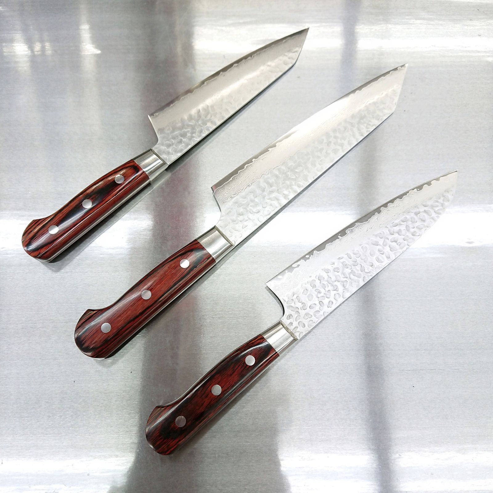 堺孝行 33層ダマスカス 剣型牛刀 190mm 包丁 - メルカリ