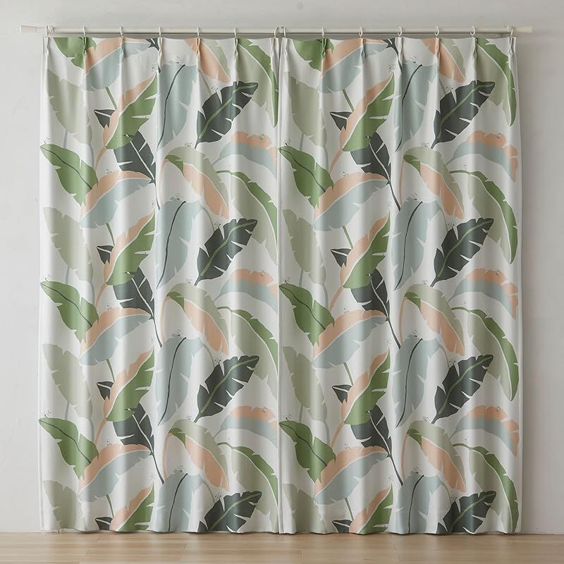 スミノエ ワイルドリーフ カーテン ドレープ 1枚入 100×200cm G 323-75867 1