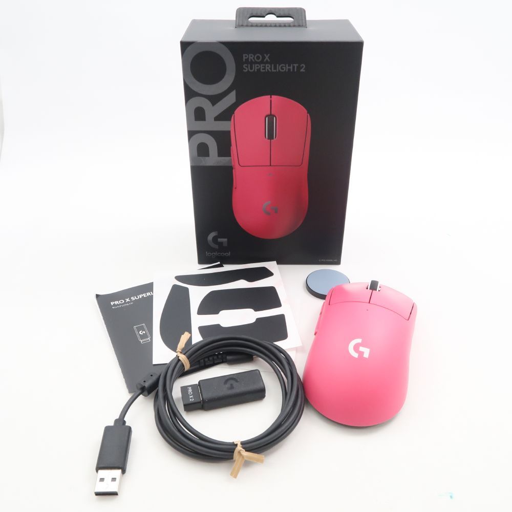 美品 logicool G ロジクール G G-PPD-004WL-MG PRO X SUPERLIGHT 2 ワイヤレス ゲーミングマウス 無線 マゼンタ ゲーム eスポーツ HM676 Amazon.co.jp: 【Amazon.co.jp 限定】 Logicool G PRO X