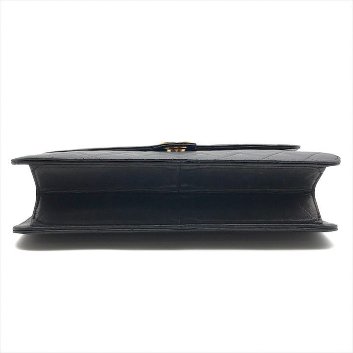 美品 CHANEL シャネル ココマーク マトラッセ ラムスキン プッシュロック チェーン ショルダー バッグ ブラック a4765 美品 CHANEL シャネル ココマーク マトラッセ ラムスキン プッシュ