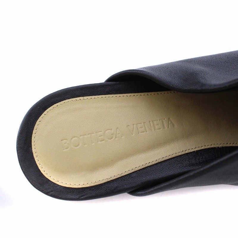 ボッテガヴェネタ BOTTEGA VENETA Dot Sock Leather Slippers フラット