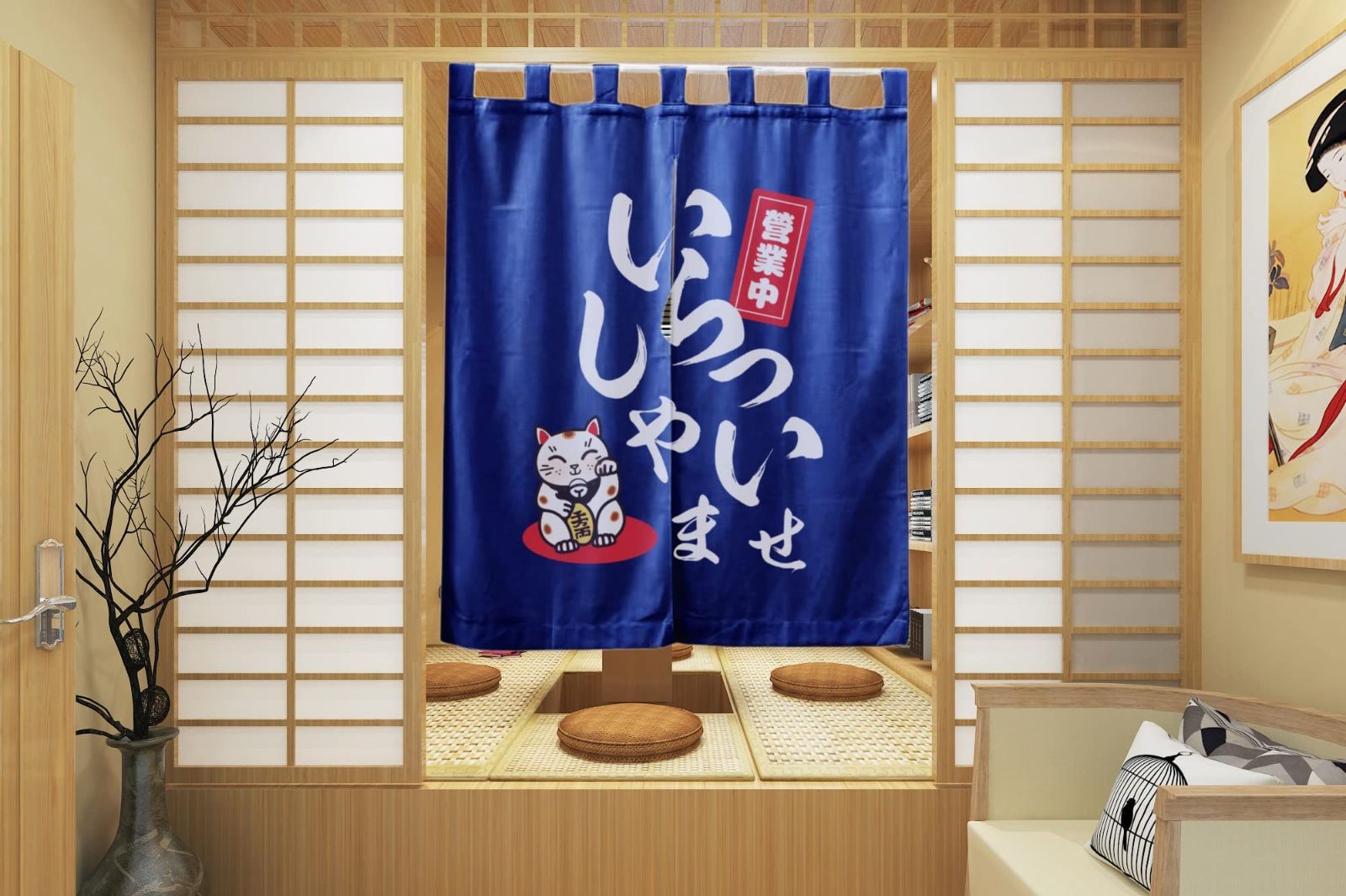 遮光 間仕切り 北欧 ロング カーテン 暖簾 おしゃれ 簡単 目隠し 見えにくい おもしろい 柔らかい バンクシー 飾り 玄関 ドアカーテン キッチン  DiSAYoYoのれん リビング 飲食店 出入り口 85cmx120cm のれん?バンクシー?おしゃれ?間仕切り?遮光?和風 ロング カーテン カラー8 暖簾 簡単 目隠し 見えにくい おもしろい 柔らかい