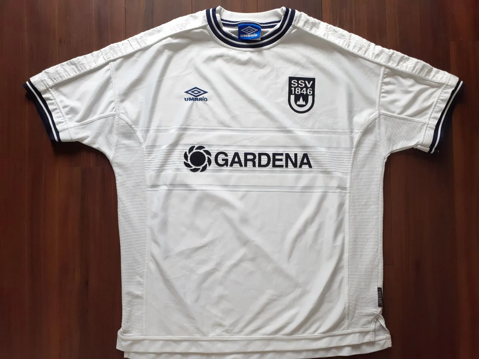 90sUMBRO アンブロドイツ SSV1846 ユニフォーム 90s UMBRO アンブロ ドイツ SSV1846 SSVウルム1846 ユニフォーム 白