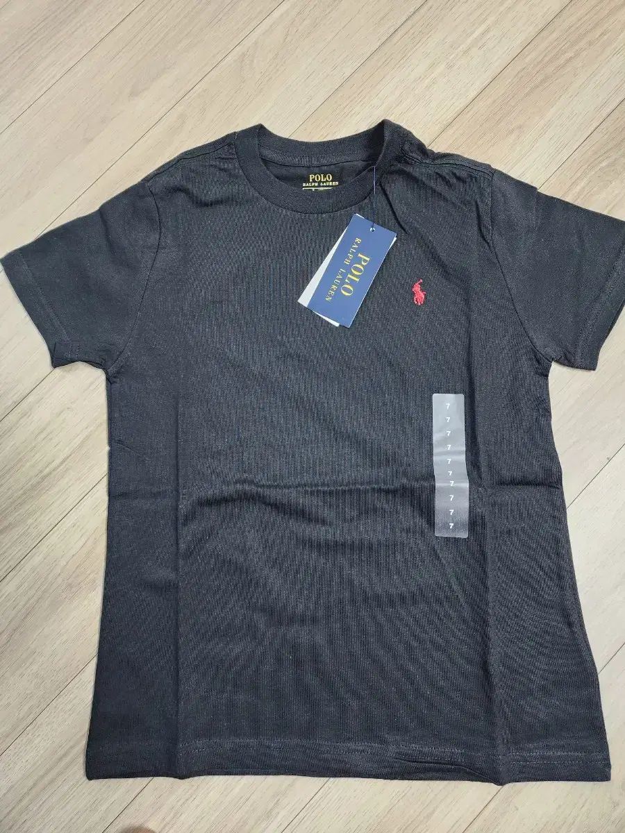 ポロ キッズ Tシャツ 7 黒 130