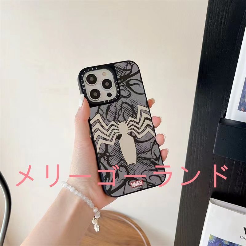 iPhone16用 スマホケース CASSETIFY ヴェノムマスク CASSETIFY