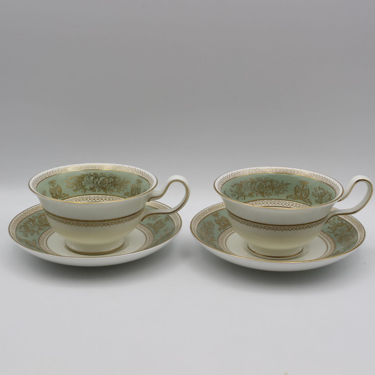 【ウェッジウッド】コロンビアセージグリーン　トリオ　2セット WEDGWOOD コロンビアセージグリーン トリオ2セット