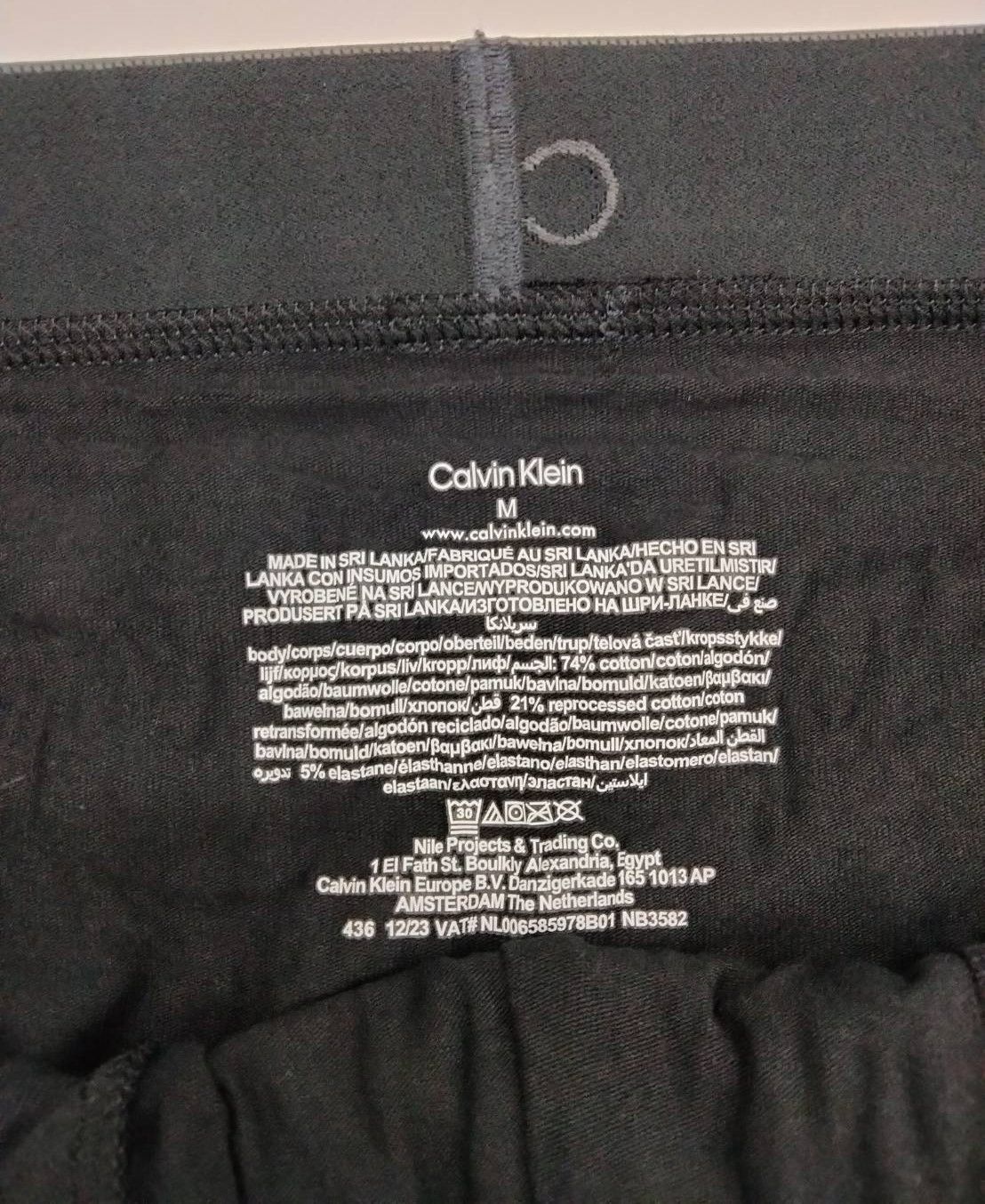 Calvin Klein1996(カルバンクライン)  ボクサーパンツ 黒 Mサイズ 3枚セット メンズボクサーパンツ 男性下着 NB3582