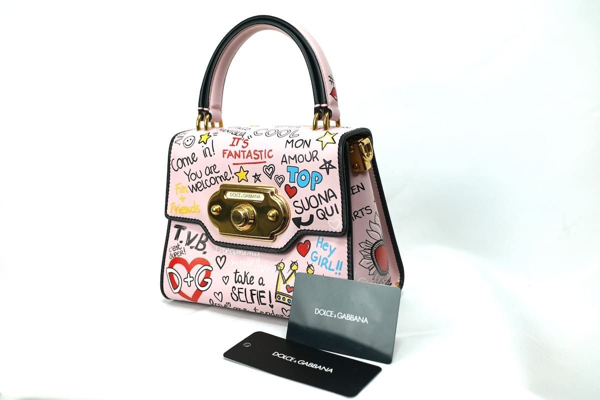 Dolce & Gabbana Welcome Graffiti Shoulder Bag ドルチェ&ガッバーナ ウェルカム グラフィティ ハンドバッグ  ショルダーバッグ ショルダーストラップ無し【中古】 - メルカリ