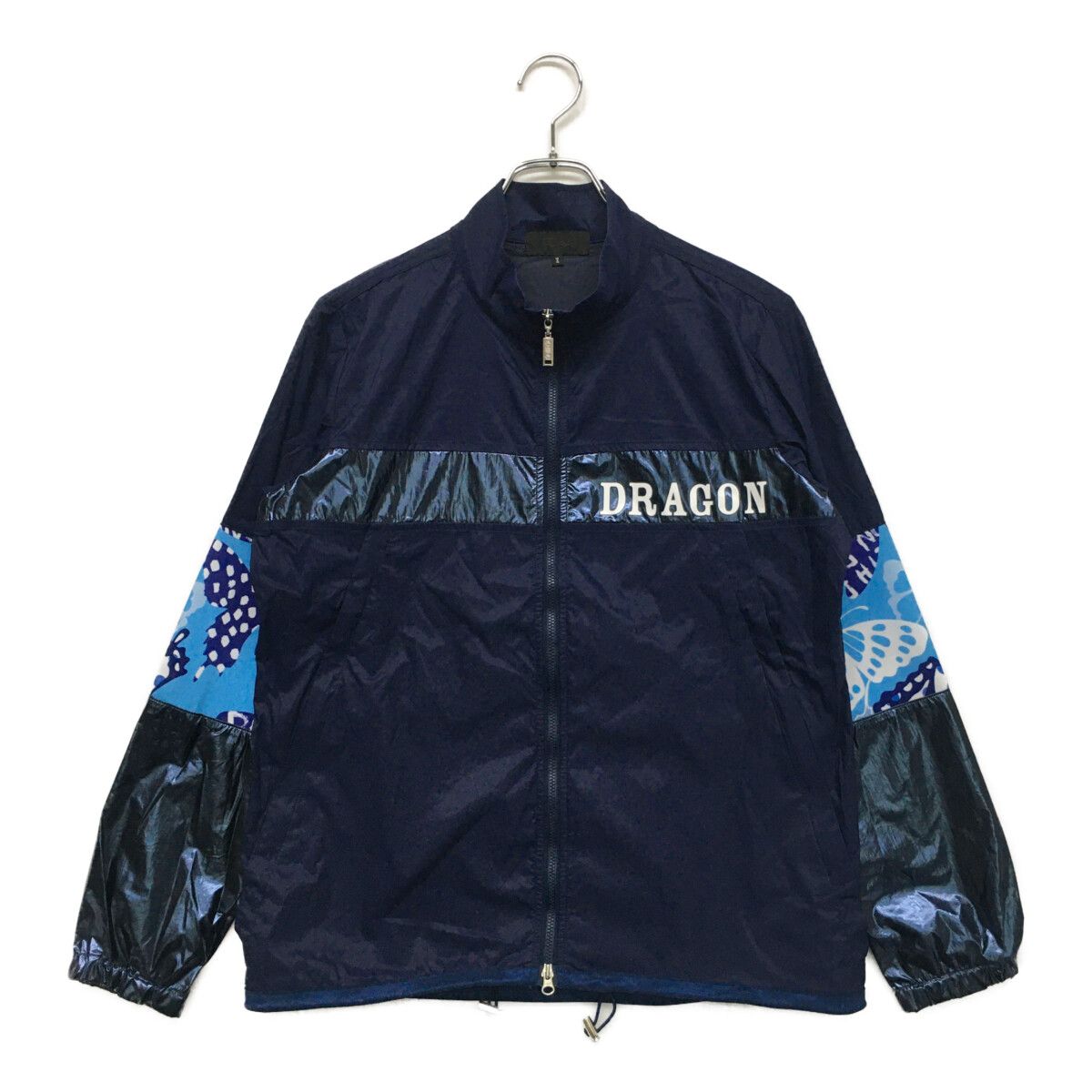 Dance With Dragon - coco 中古 ダンスウィズドラゴン DANCE WITH DRAGON レディース ブルゾン 2(M) 紺 ネイビー 長袖ダブルジップ 薄手 中古 レディース ダンスウィズドラゴン DANCE WITH DRAGON