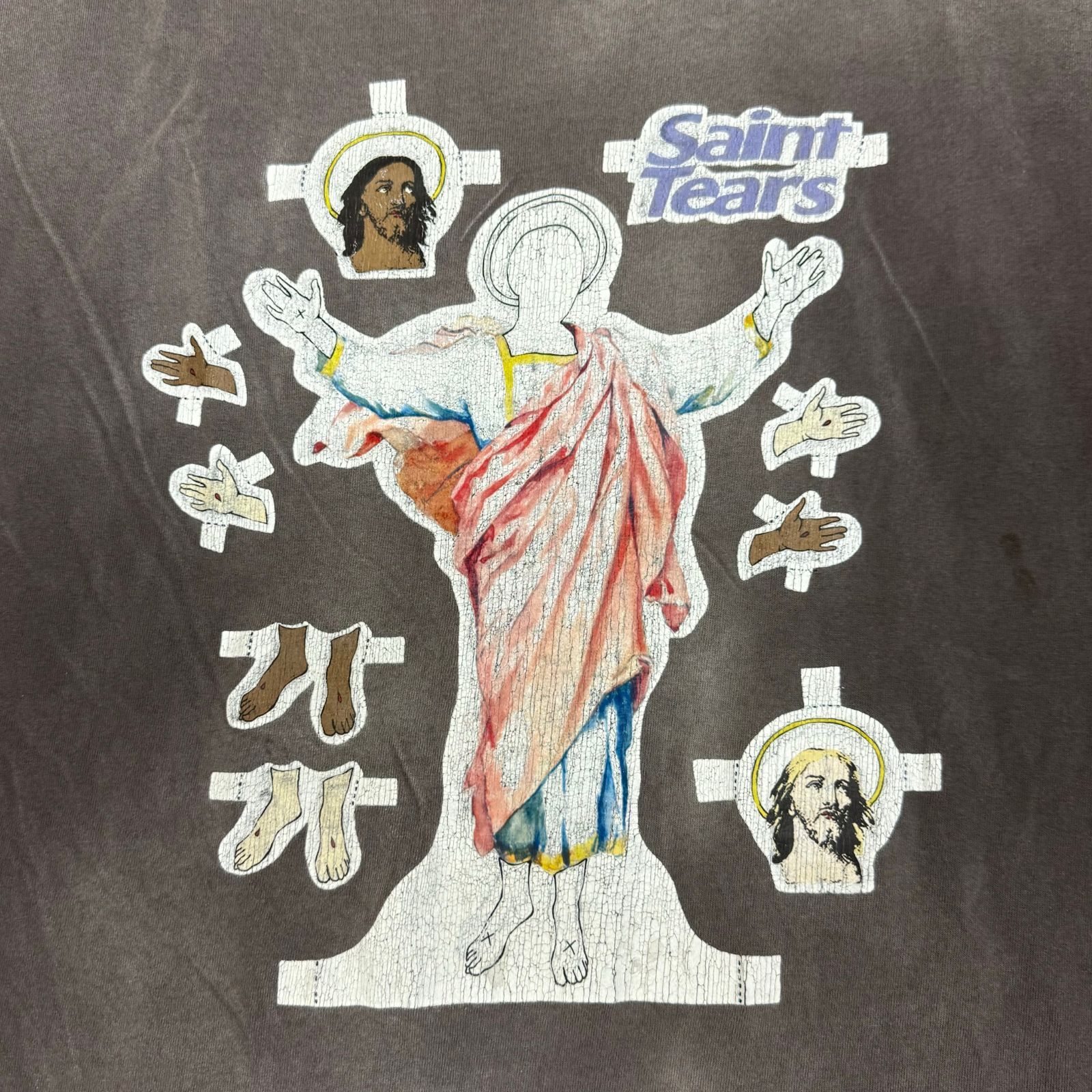 SAINT MICHAEL × DENIM TEARS 21AW YES S/S TEE イエス Tシャツ 