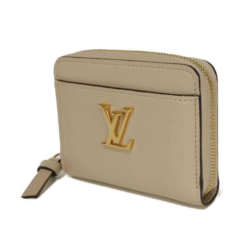 LOUIS VUITTON ルイ ヴィトン ロックミー ジッピーコインパース LVロゴ グレイン カーフ ラウンドファスナー コンパートメント カードケース 名刺入れ パスケース RFID ICチップ LVシグネチャー コインケース M80100