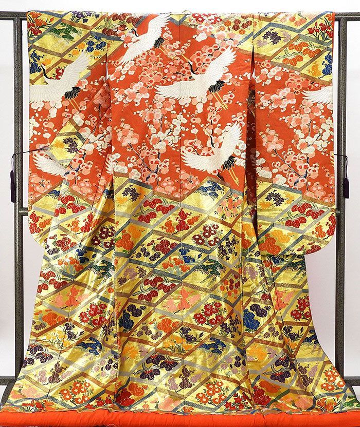 A5 七宝華文様 金 銀 正倉院華文 六通 正絹 フォーマルな袋帯 A 森林