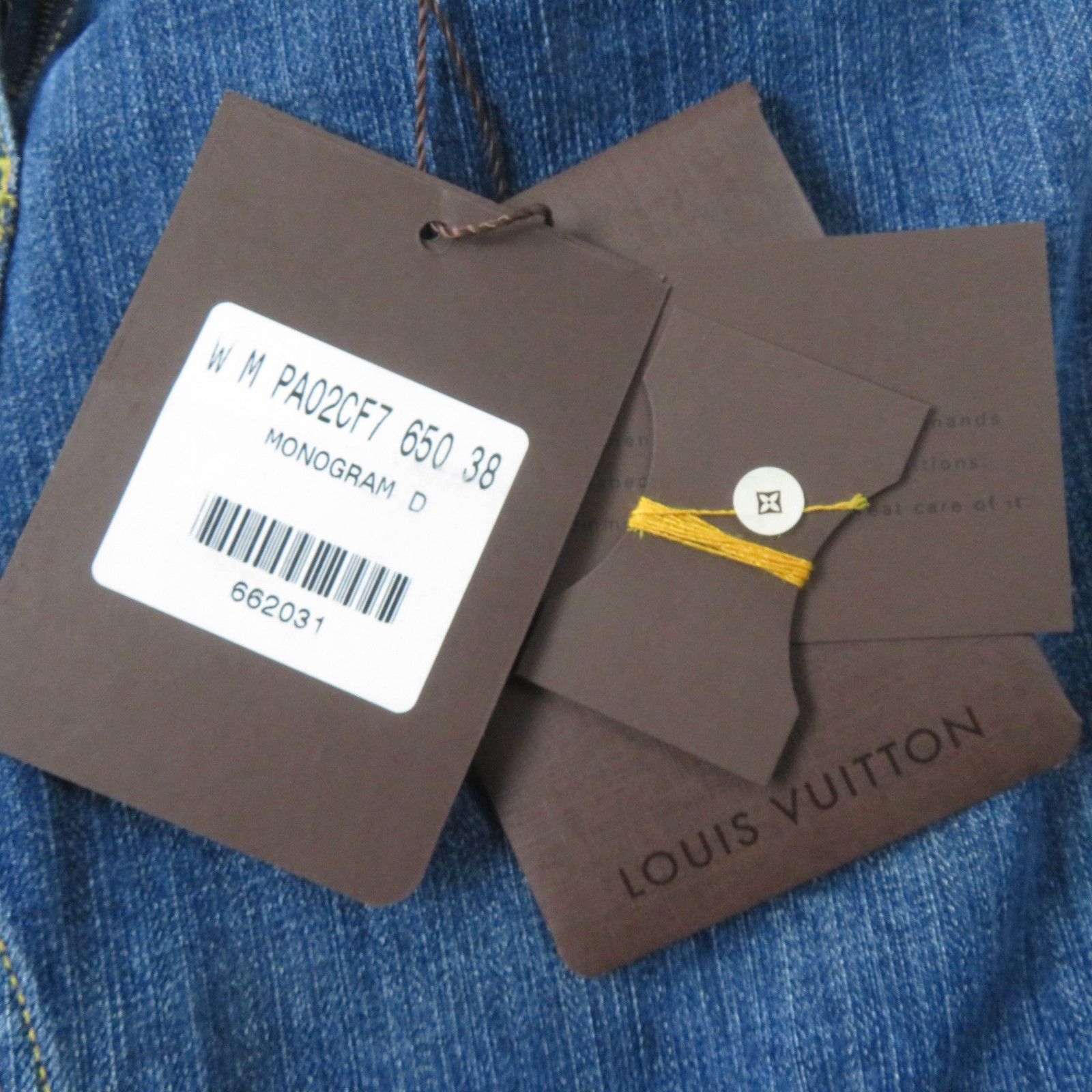 極美品☆LOUIS VUITTON ルイヴィトン コットン100％ モノグラム デニム