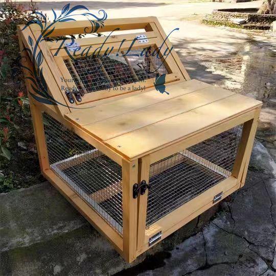 豪華別荘 ハトちゃんのお部屋 大型豪華ハト小屋 屋外養殖 庭用 通気性 耐磨耗 防雨防腐 木製鳥かご 飼育 アヒル