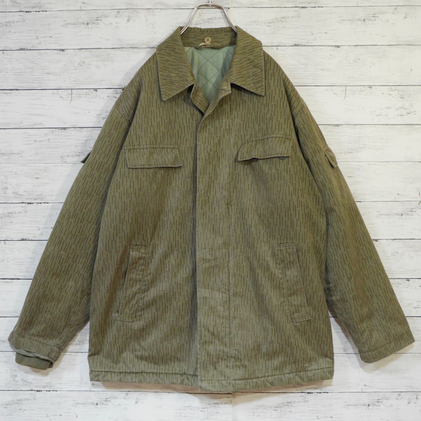 70s 実物 東ドイツ軍 German Army ヴィンテージ レインドロップカモ 