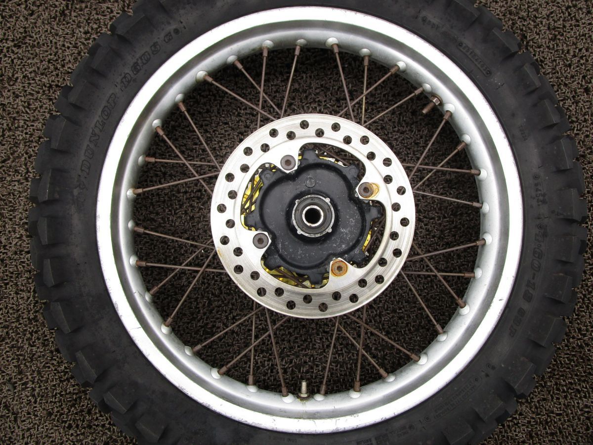 XLR250R リアホイール AFAM製 スプロケット ディスク □A6591 MD22 ホンダ MD17E キャブ車 XLR250R-4