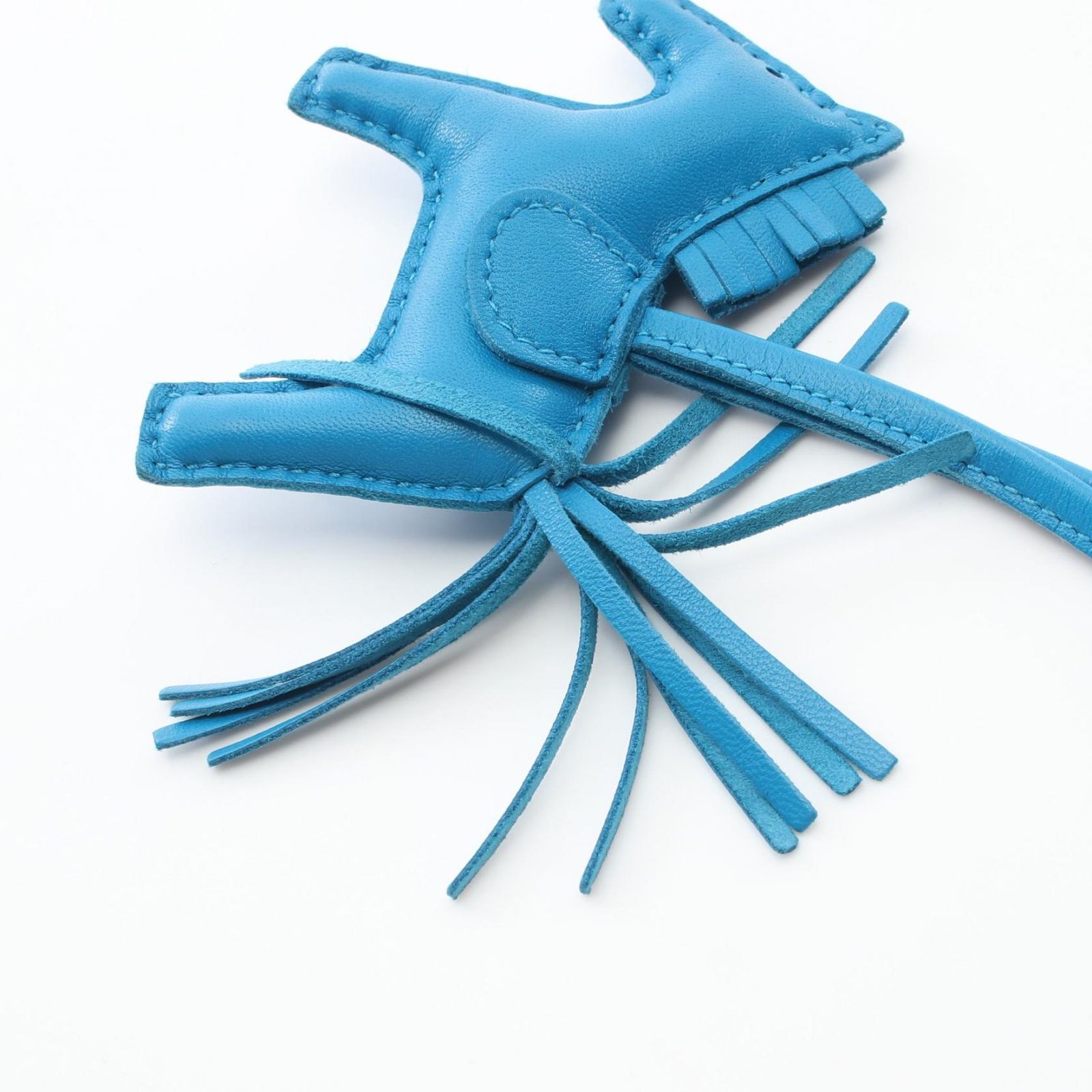 エルメス HERMES チャーム ロデオPM ブルーザンジバル ブルー