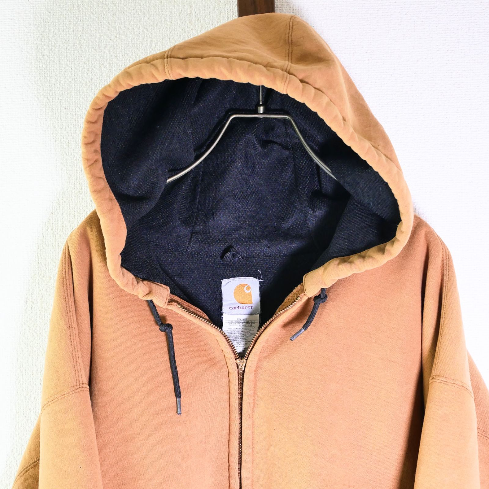 carhartt J149 BRN ブラウン フルジップパーカー Carhartt J149BRN Brown Thermal Lined Fleece Jacket