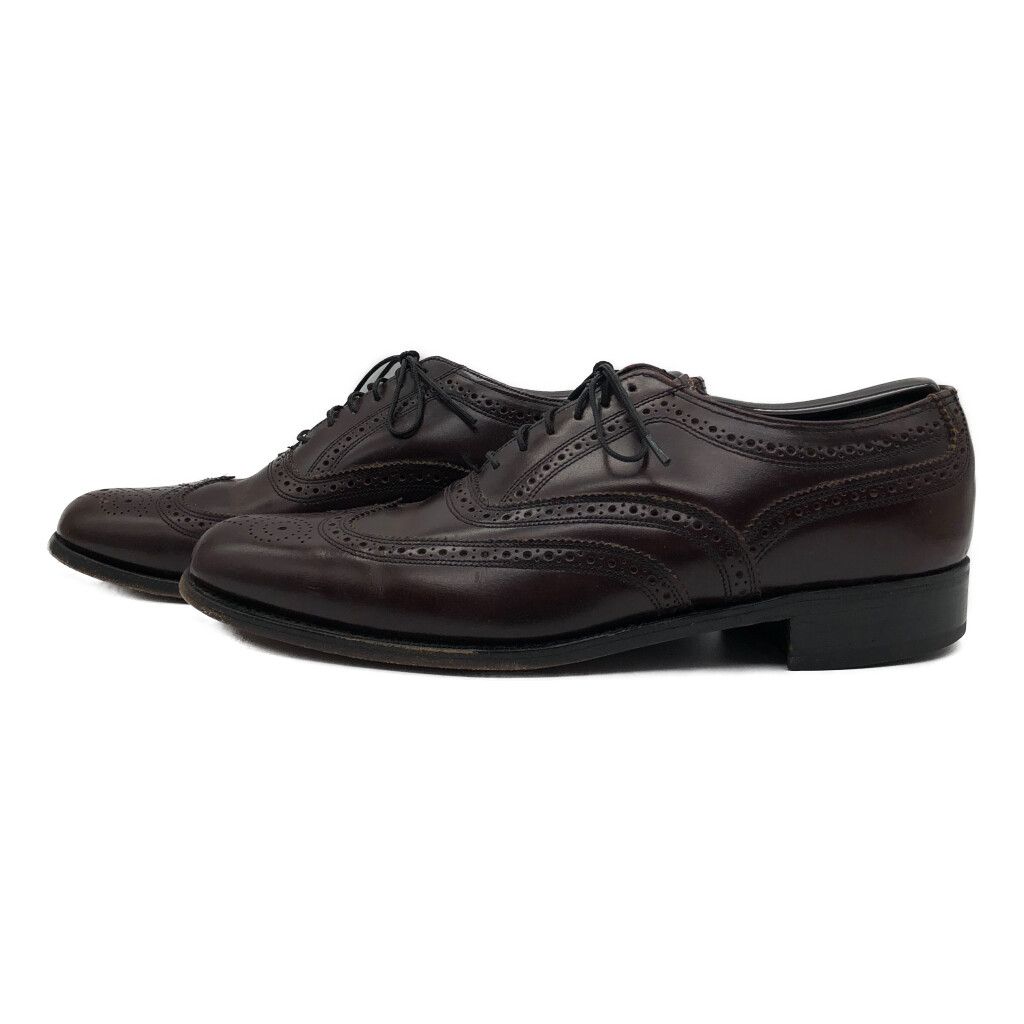 【老舗】Florsheim フローシャイム ウィングチップ　ビジネスシューズ 80年代 FLORSHEIM フローシャイム ウィングチップ レザーシューズ