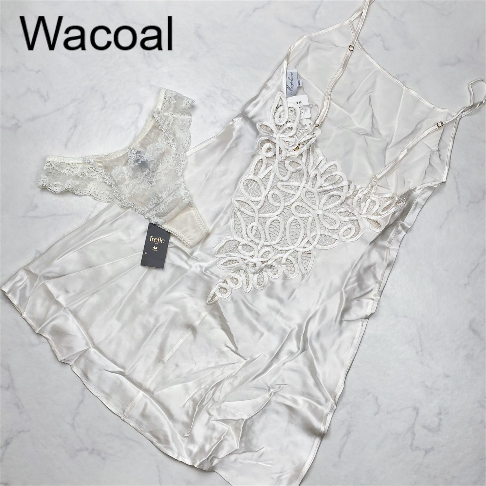 新品タグ付き】Wacoal ワコール Marjolaine マジョレーヌ Trefle ...