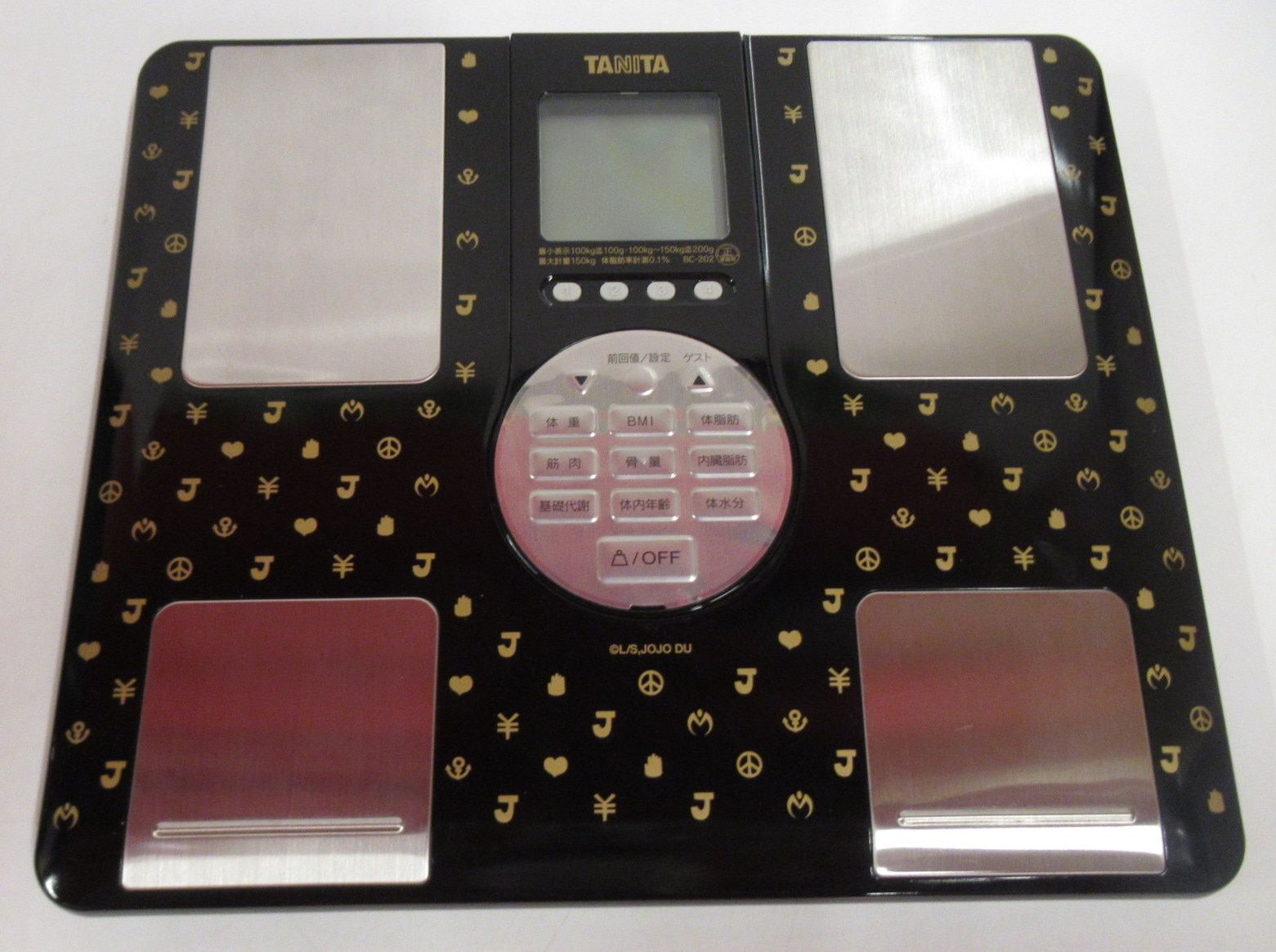 J326\" ジョジョ4部×タニタ　体組成計 BC-202 J326 ジョジョ4部×タニタ 体組成計 BC-202