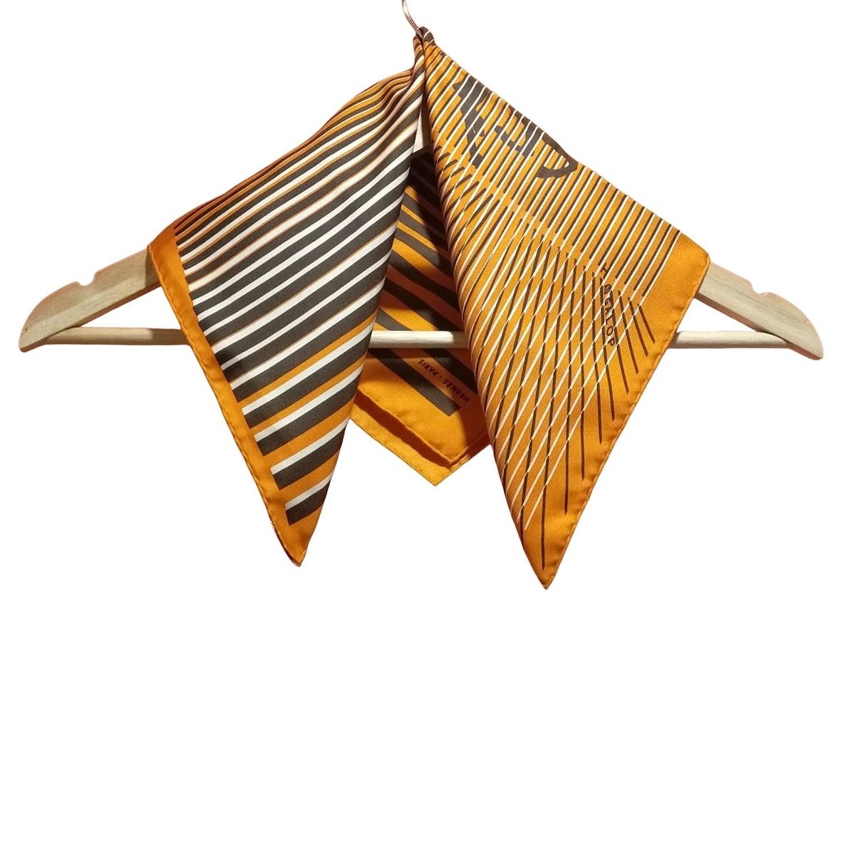 HERMES(エルメス) スカーフ美品 プチカレ オレンジ×ダーク