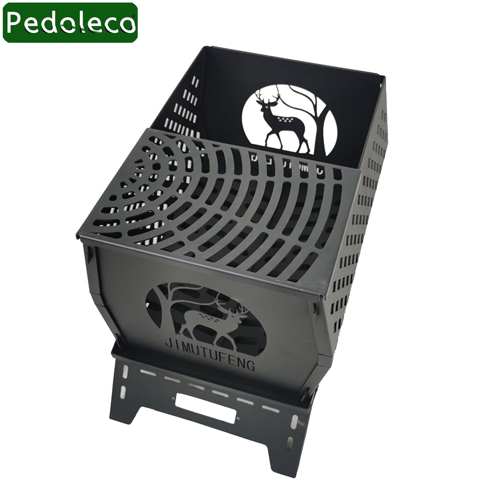 数量 焚火台 大型 キャンプ用 折り畳み式 エルクの形 荷重20 kg Pedoleco 耐火シート 収納バッグ付き 携帯便利 コンパクト アウトドア用品 キャンプ ビーチ 釣り 登山 遠足 組み立て簡単 A