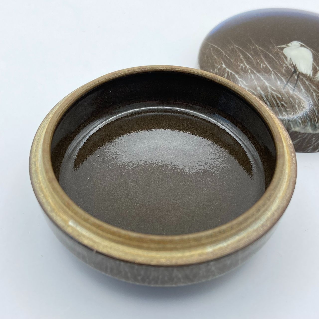 香合 現川焼 13代 横石臥牛 共箱入 茶道具 香道具 伝統工芸品 古美術