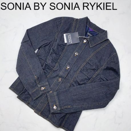 新品タグ付き】SONIA BY SONIA RYKIEL ソニアバイソニアリキエル デニムジャケット 38 M ブルー プレゼント ギフト 上着 羽織  アウター - メルカリ