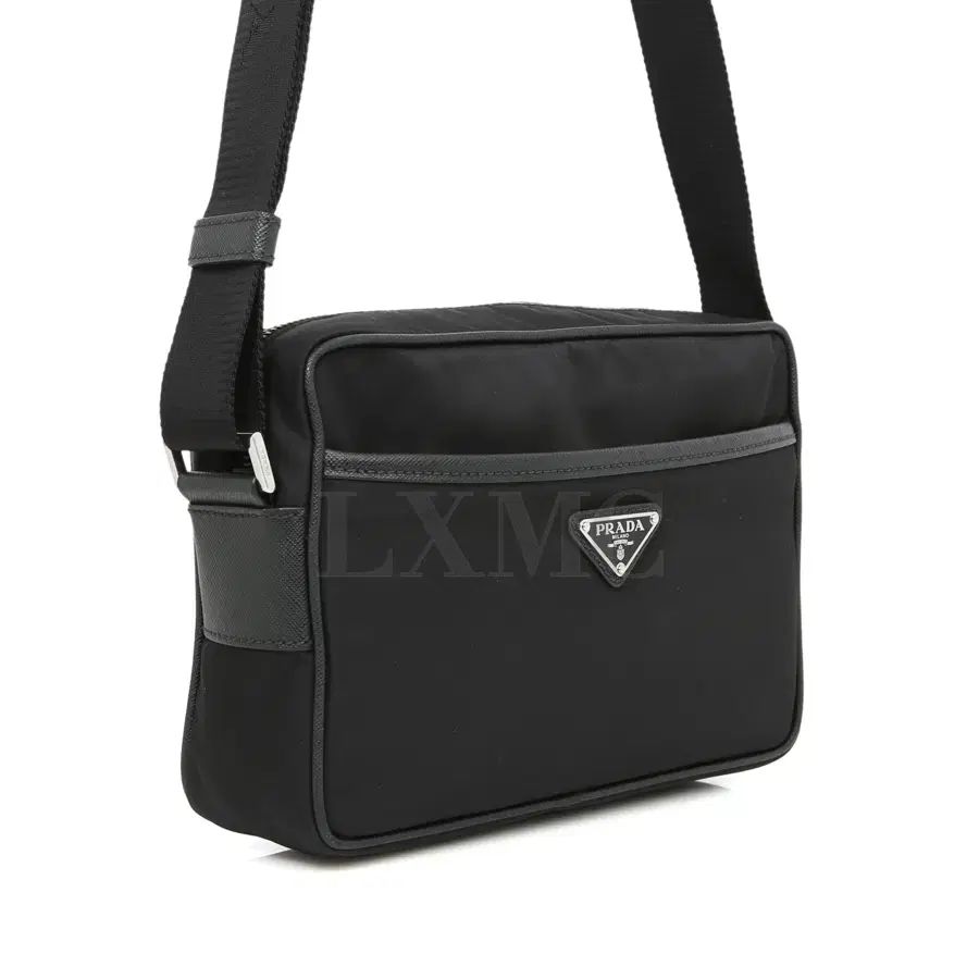 PRADA プラダ ReNylon リナイロン ショルダーバッグ 三角ロゴ ブラック クロスバック 2VH048 WWW_MORNINGWALKER_COM