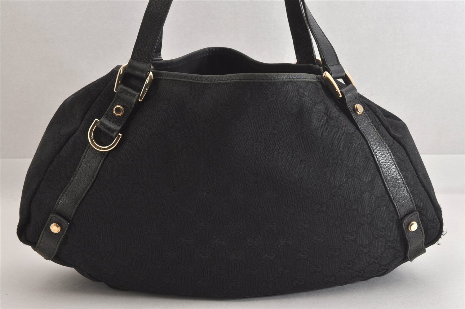GUCCI グッチ アビー ショルダートートバッグ GGキャンバス レザー