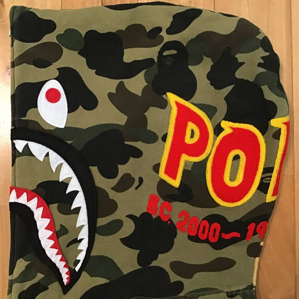 エイプ　シャーク パーカー L 1st camo a bathing ape A BATHING APE（アベイシングエイプ）の「1ST CAMO SHARK FULL