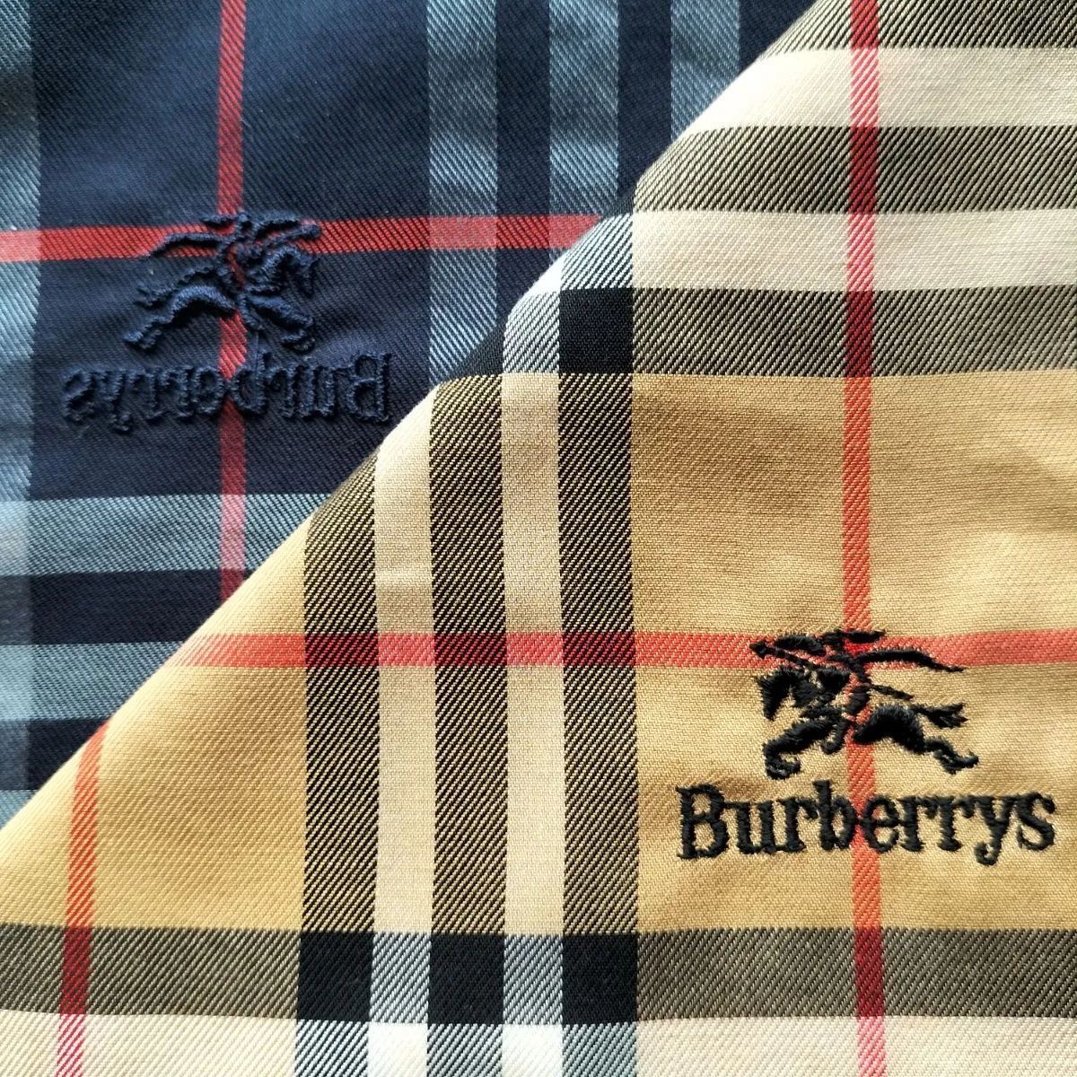 バーバリーハンカチ2枚セット 本場ものBurberrysLondon未使用 王道の