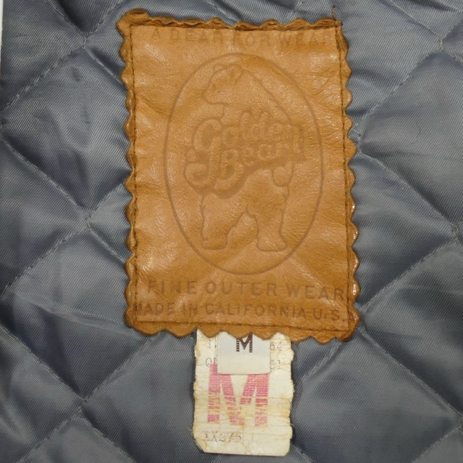 アメリカ製 Golden Bear ゴールデンベア スタジャン M 古着