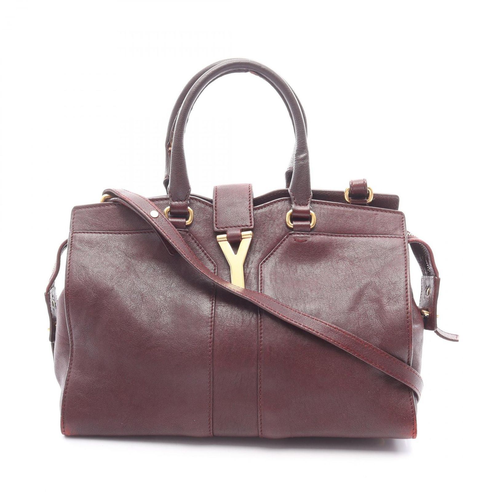 Yves Saint Laurent ブラウンレザーハンドバッグ Saint Laurent Pre-Owned Mombasa ハンドバッグ | ブラウン