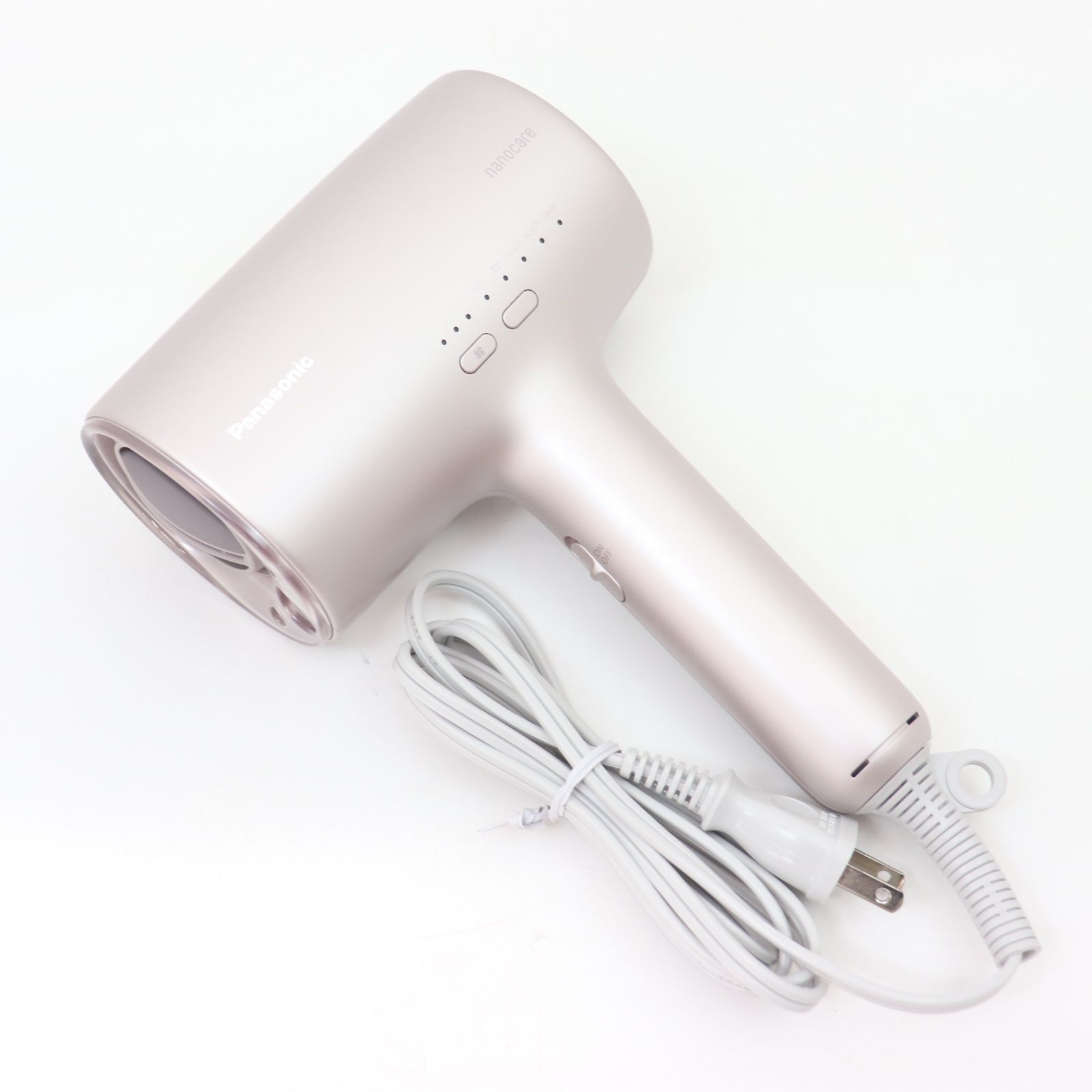 ITMXI71O2L1G 美品 Panasonic パナソニック ナノイー ヘアドライヤー 家電  EH-NA0J ラベンダーピンク キャップ無し 美容家電
