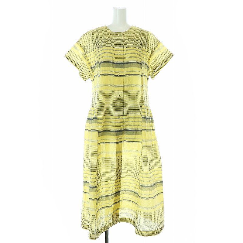 イッセイミヤケ ISSEY MIYAKE HaaT コットン マルチストライプ 半袖