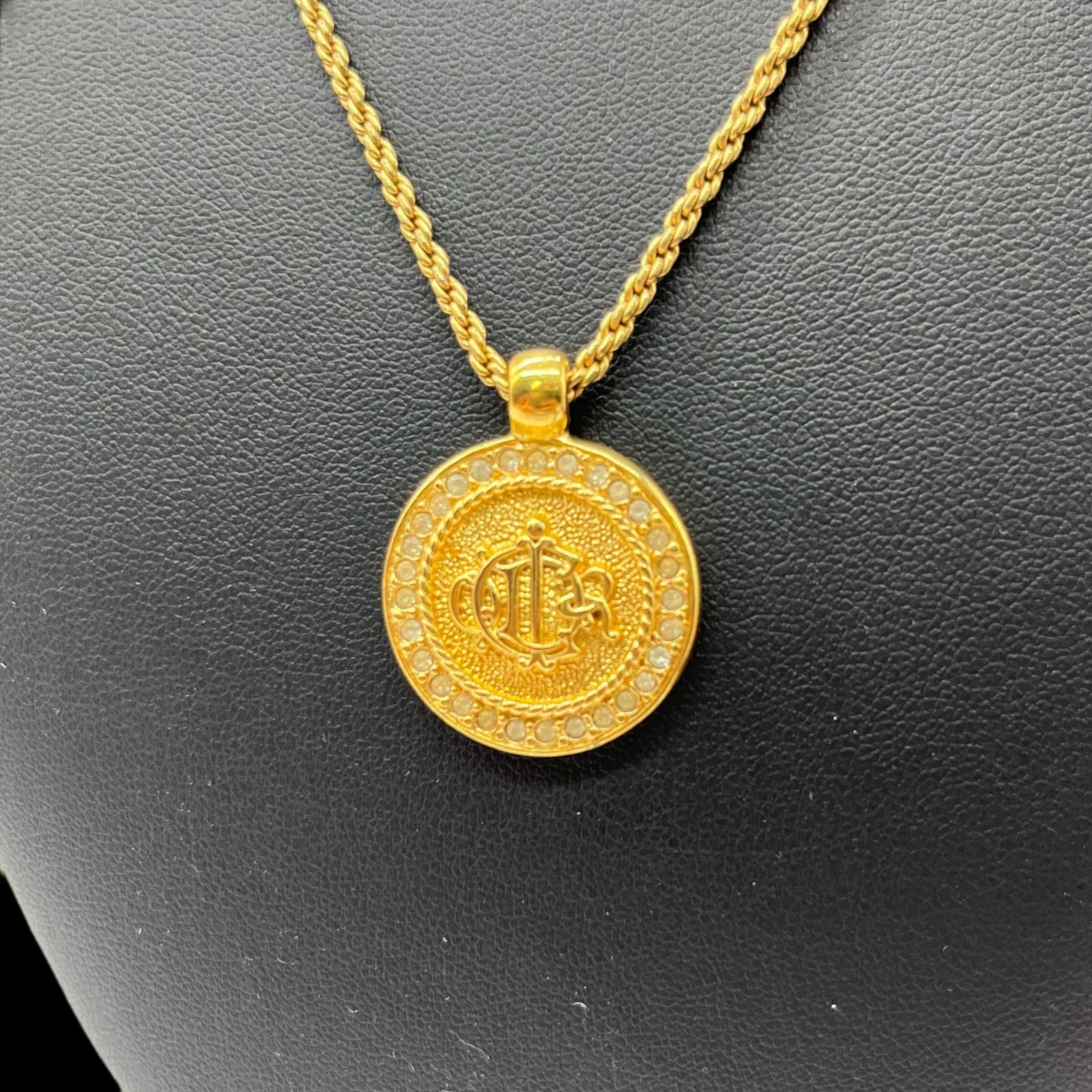 希少 美品 Christian Dior クリスチャン ディオール エンブレム