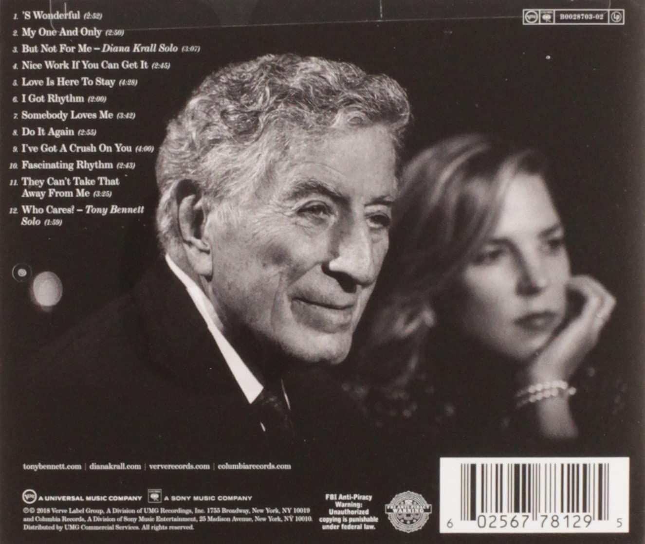 トニー ベネット & ダイアナ クラール Tony Bennett & Diana Krall