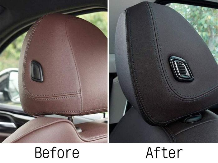 BMW ヘッドレスト ボタン カーボン調 カバー ステッカー G20 G21