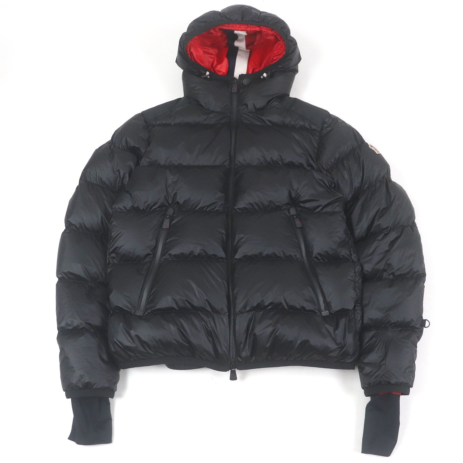 極美品モンクレールMONCLER GRENOBLEフード付ダウンジャケット 4号 極美品モンクレールMONCLER GRENOBLEフード付ダウンジャケット 4号