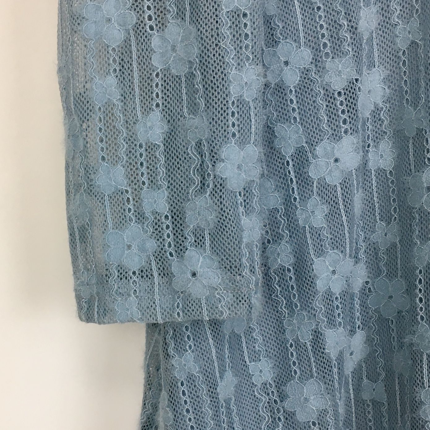【新品タグ付き】 Leja シャギー 花柄 レース フリル ロングワンピース 新品タグ付き】 Leja シャギー 花柄 レース フリル ロング