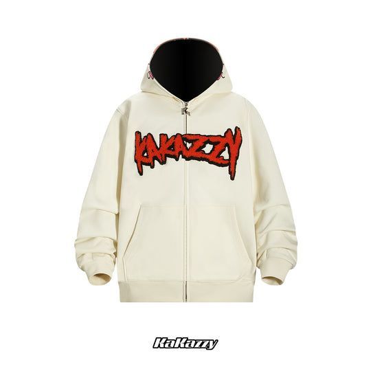 KaKazzy】ハム太郎 とっとこハム太郎 フルジップ パーカー 男女着用可