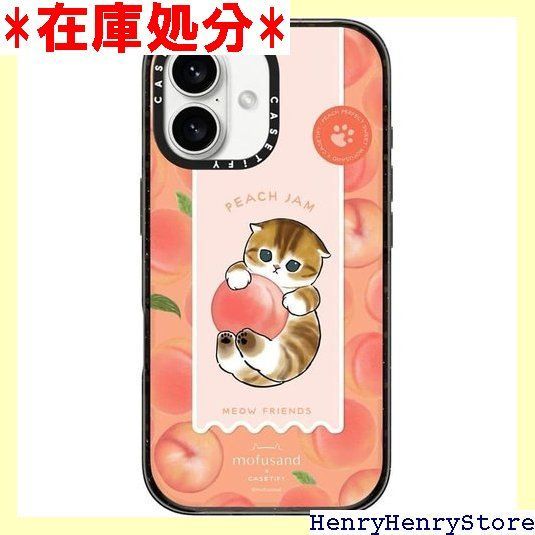 CASETiFY インパクト iPhone 16 ケース スリム 2.5mの落下試験をクリア MIL規格4倍相当 ワイヤレス充電に対応 - Lets Jam Together - Peach Retail Exclusive - ブラック 1957