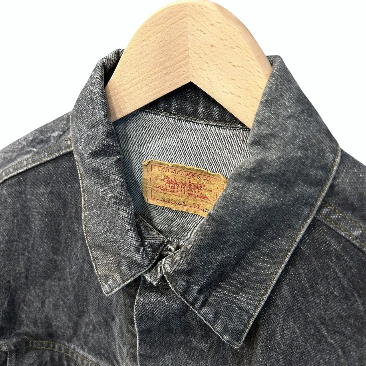 80s USA製 リーバイス70506 サイズ42R 80s USA製 Levi'sリーバイス 70506 先染め ブラック デニム