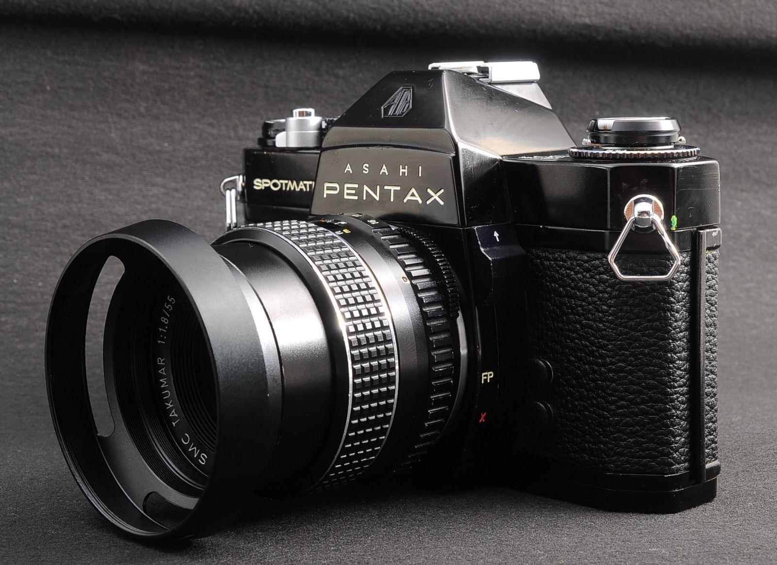 動作確認済Pentax SPF+SMC Takumar 55 f1.8 フィルム ペンタックス SPF ブラック + SMC TAKUMAR 55mm F1.8 PENTAX
