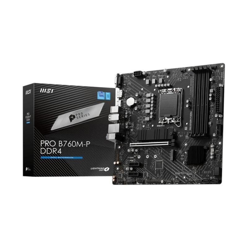 MSI PRO B760M-P DDR4 マザーボード Intel B760 LGA 1700 マイクロ ATX